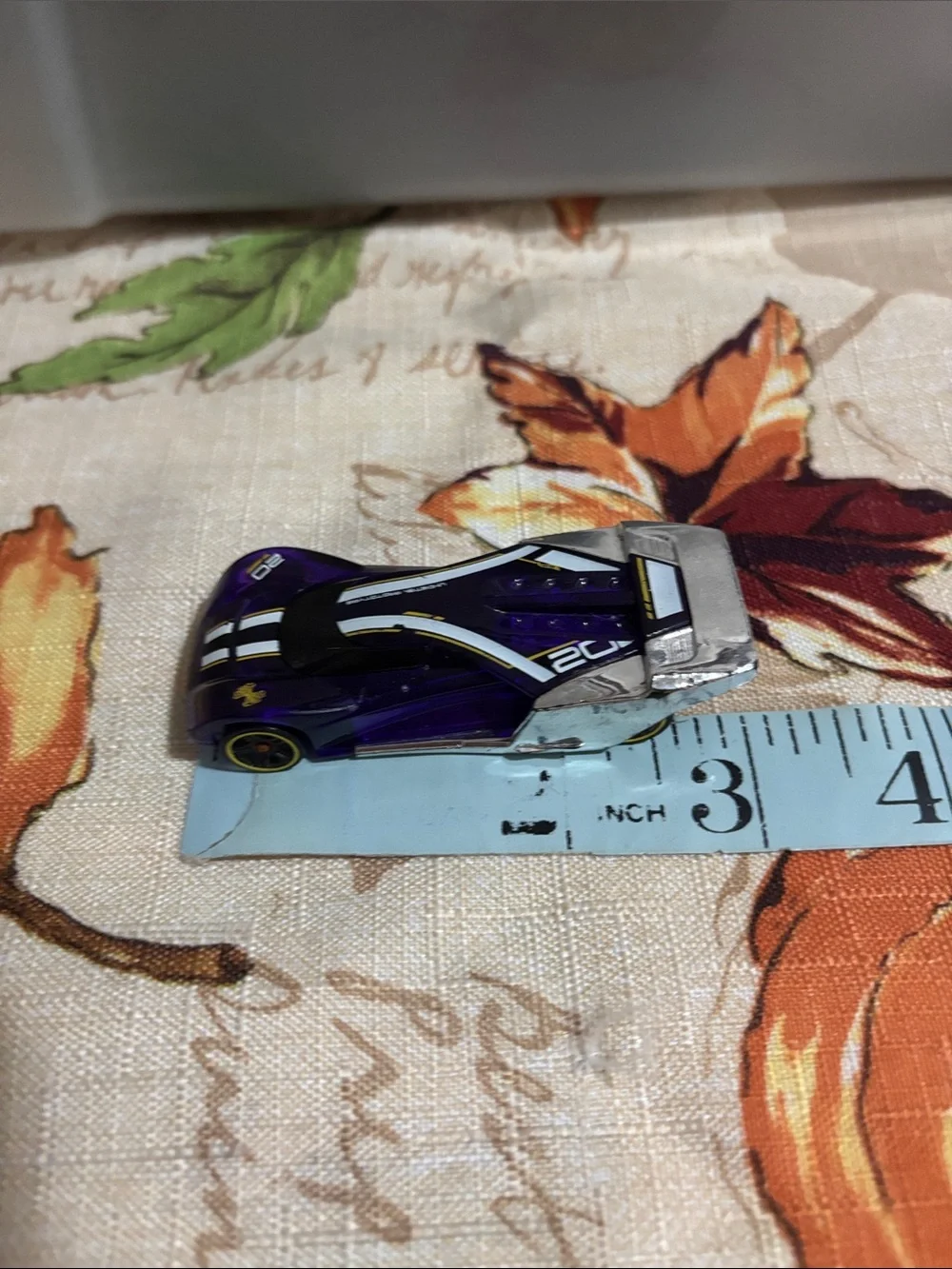 Purple Die-Cast Toy Race Car